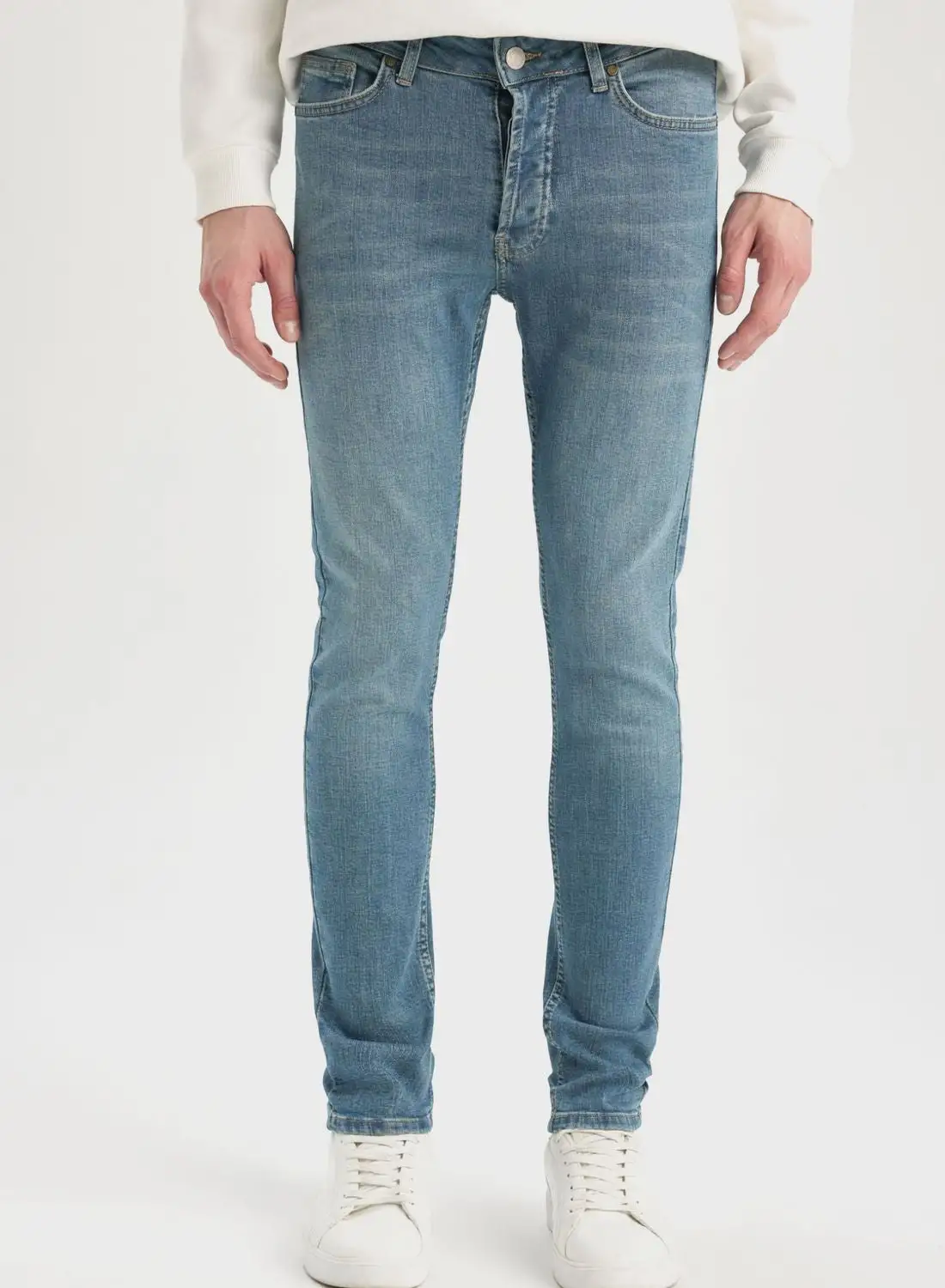 DeFacto Mid Wash Skinny Fit Jeans