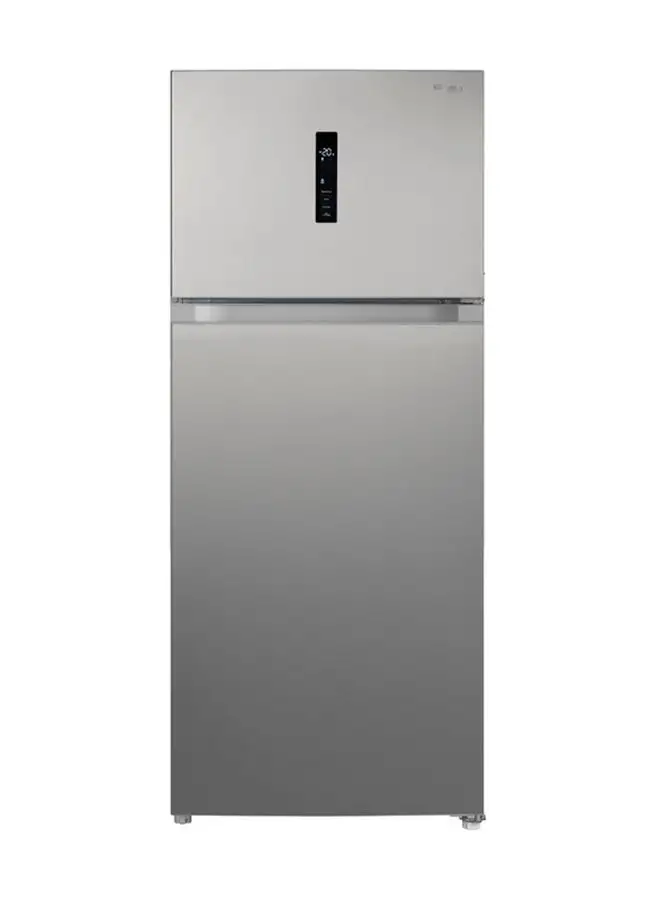 SUPER GENERAL Top-Mount Refrigerator-Freezer With Inverter Compressor No-Frost Lock & Key KSGR755 Silver