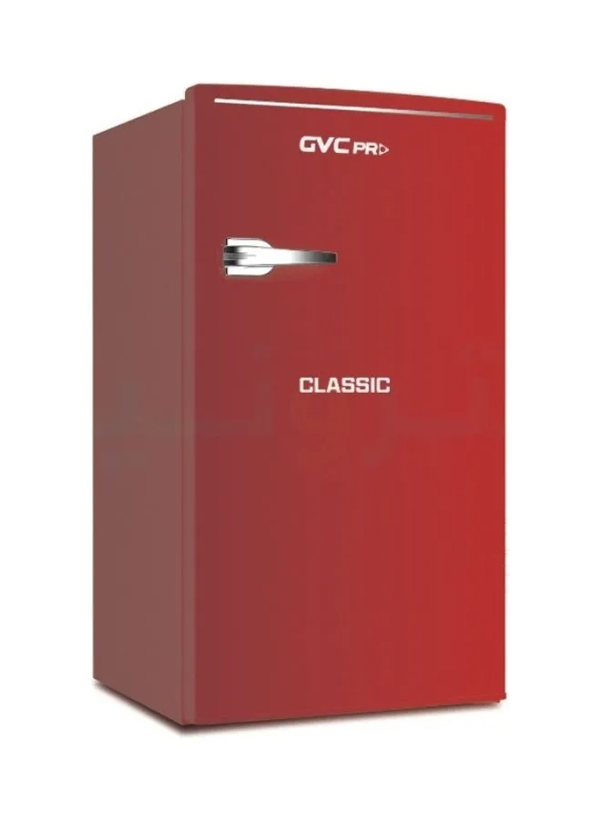 gvc pro Classic Refrigerator 86.0 L GVRG-129 Red