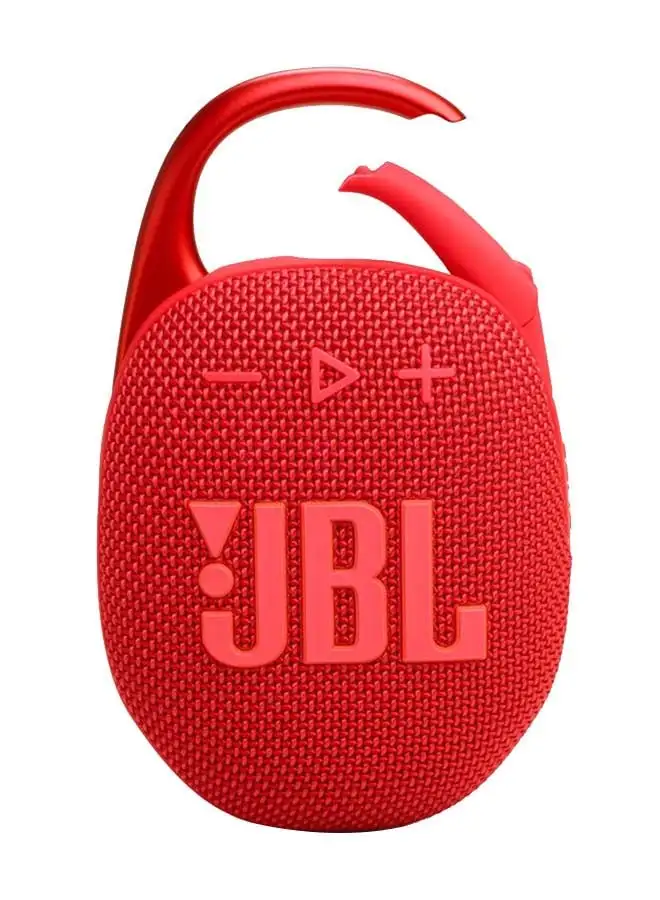 JBL Clip 5 Portable Bluetooth Speaker Red