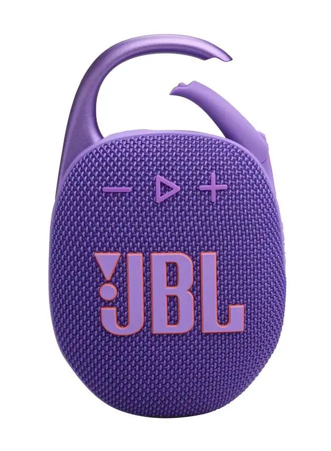 JBL Clip 5 Portable Bluetooth Speaker Purple