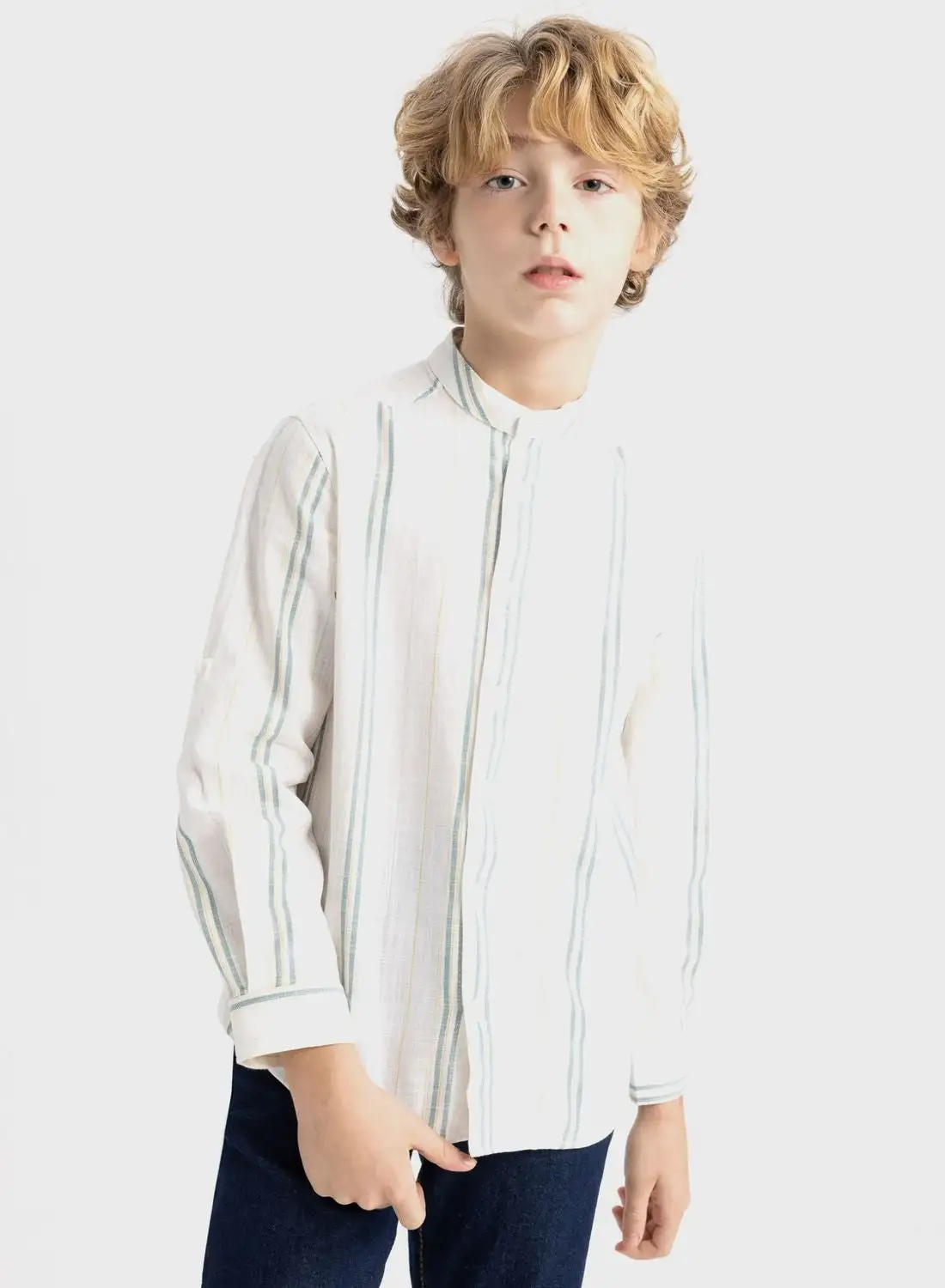 DeFacto Boy Regular Fit Long Sleeve Shirt