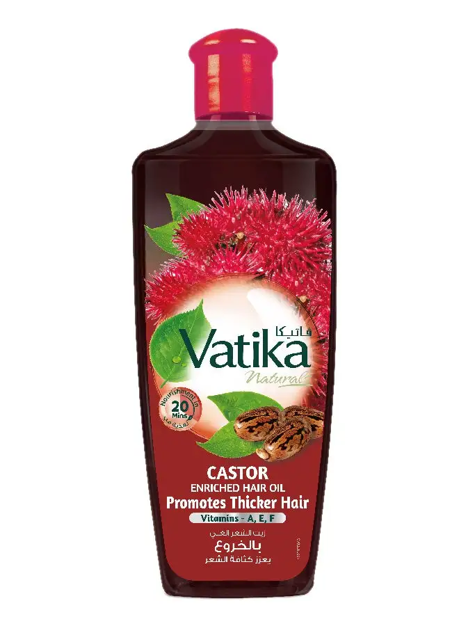 Dabur Castor Enriched Hair Oil For Thicker Hair 300ml