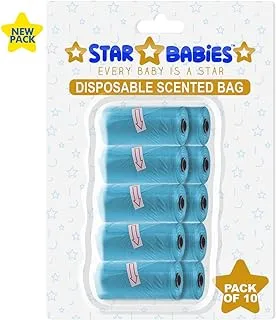 Star Babies - Scented Bag Blister - Pack of 10/150 Bags - Blue