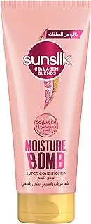 Sunsilk Collagen Blends Conditioner for dry hair, Moisture Bomb, Infused with Collagen + Hyaluronic Acid, 170ml