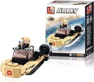 Sluban Armay Series - Assault Boat 219 PCS with Mini Figurese - For Age 6+ Years Old