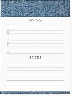 Graphique Large Notepad, Chambray - Notepad with 150 Tear-Off Sheets, 6