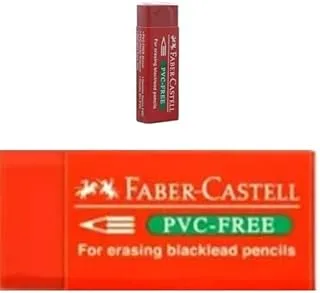 Faber-Castell rubber Big Red + PVC-Free Eraser - Red