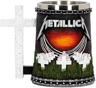 Nemesis Now Metallica-Master of Puppets Tankard، راتنج، أسود، عدد 1 (عبوة من 1)