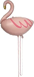 (Flamingo Mylar Balloon) - Meri Meri, Flamingo Mylar Balloon, Printed Foil, DIY Party Decorations