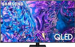 Samsung Smart TV, QLED, Q70D, 65 Inch, 2024, 100% Color Volume with Quantum Dot, 4K AI Upscaling, Samsung Tizen OS, Motion Xcelerator 120Hz, Titan Gray, QA65Q70DAUXSA