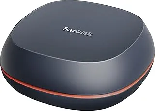 محرك أقراص SanDisk Desk Drive بسعة 8 تيرابايت USB Type-C SSD خارجي لسطح المكتب، بسرعة تصل إلى 1000 ميجابايت/ثانية، محرك أقراص ذو حالة صلبة عالي السعة