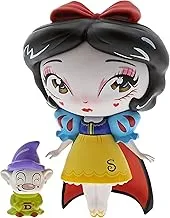 Enesco The World of Miss Mindy Snow White and Mini Dopey Vinyl Figurine, 7 Inch, Multicolor