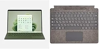مايكروسوفت سيرفس برو 9 مع شاشة بيكسل سينس 13 بوصة، انتل كور i5-1235U + لوحة مفاتيح مايكروسوفت سيرفس برو سيجنتشر بلاتينيوم - [8XA-00074]