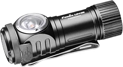 Fenix Flashlights, LD Series LED Flashlight, Model 15R, Right Angled Rechargeable, 500 Lumens, Black