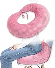 BBL Pillow After Surgery for Butt Sleeping, Brazilian Butt Lift Recovery Pillow for Sitting Sleeping Driving, Butt Augmentation Recovery Pillow, Post Recovery Brazilian Butt Lift Pillow (Pink)