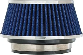 Spectre Performance Universal Clamp-On Air Filter: High Performance,Washable Filter: Round Tapered; 3 in/3.5 in/4 in Flange ID; 2.625 in (67mm) H; 6 in (152mm) Base; 4.75 in (121 mm) Top,SPE-8166,Blue
