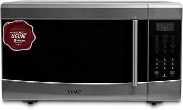 Ugain Microwave Oven,42 Liter,1100 Watts,Timer,with Grill,Steel - UMW42GST