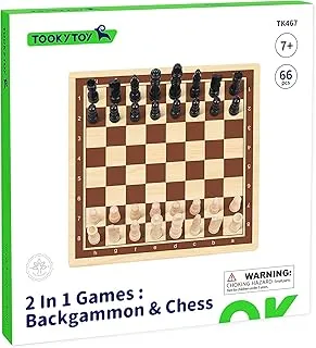 لعبة Tooky Toy 2 في 1: لعبة الطاولة / الشطرنج