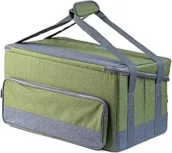 CAMPING BAG - OLIVE GREEN + GRAY