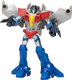 Transformers Toys EarthSpark Warrior Class Starscream Action Figure, 5-Inch, Robot Toys for Kids Ages 6 and Up