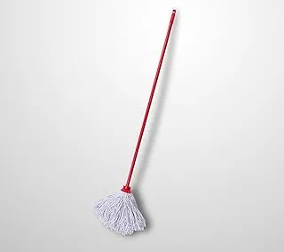 CEPILLO Round cotton wet floor mop with stick Red CP624