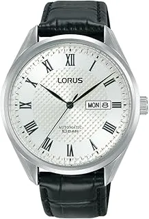 Lorus Automatic classic white dial leather strap watch for men RL437BX9