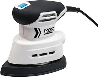 Mac Allister MSDLS160 160W 220-240V Corded Detail Sander, White/Black