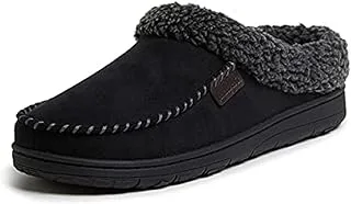 Dearfoams Indoor/Outdoor Breathable Memory Foam Clog With Whipstich Offered in Wide Widths mens Slipper