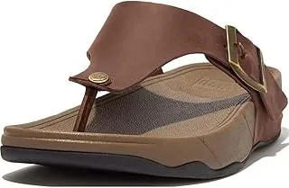 FitFlop Trakk II Mens Buckle Leather Toe-Post mens Sandal