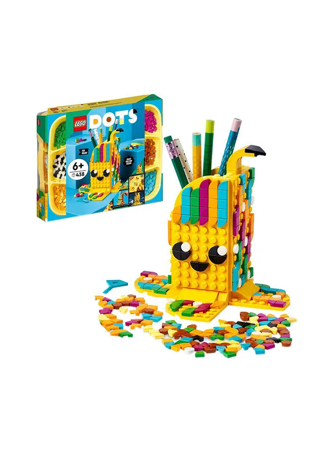 LEGO 41948 Dots Cute Banana Pen Holder DIY Craft Decoration Kit 438 قطعة 6+ سنوات