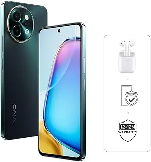 VIVO Y38 5G (Agate Green, 8+8GB RAM, 256GB) 6000mAh, 44W charger | 120 Hz | Snapdragon 4 Gen 2 | IP64 | NFC | Online Exclusive Bundle: TWS Earbuds, 24 Months Warranty and 6 Months Screen Protection