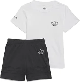 adidas Unisex Baby Short Tee Set Baby set