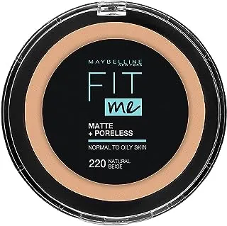 Maybelline New York Fit Me Matte and Poreless Powder, 220 Natural Beige