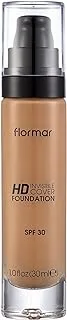 Flormar Invisible Cover HD Foundation, 110 Golden Beige
