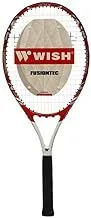 Wish 599 Alum Tec Tennis Racket with Full Cover, Red