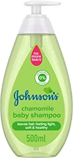 JOHNSON’S Baby Shampoo, Chamomile, 500ml