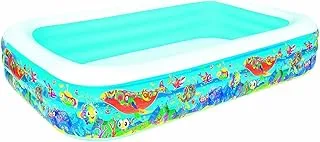 Rectangular Family Pool For Kids, Blue, 54121