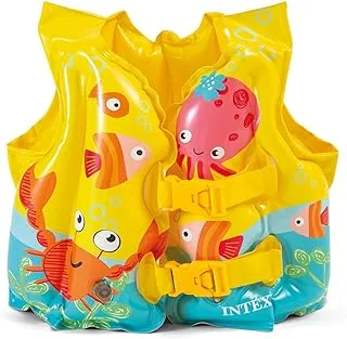 Intex Tropical Buddies Swim Vest, Multi-Colour, Ages 3-5, 59661