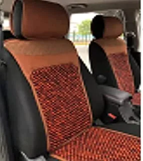 Seat CUShion Leather With Wooden Beads For Car