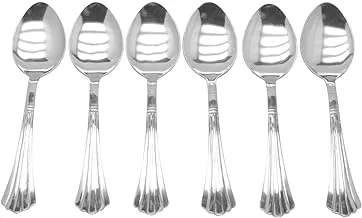 RK Stainless Steel Dessert Spoon 6 Piece Set, RK0037, Table Spoon, Ice-Cream Spoon, Dessert Spoon, Sweet Spoon