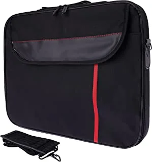 Datazone Black Shoulder Laptop Bag Size 15.6 With Usb Momery Card Reader, Black Dz-2050