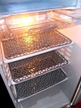 Kuber Industries Refrigerator Mat|Multipurpose Mats|Drawer, Cabinet Mats|Water Proof Anti-Slip Mat|Pack of 6 (Grey)