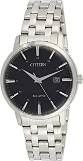 Citizen men black dial stainless steel analog watch - bm7460-88e