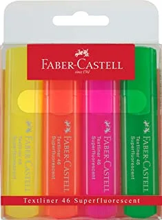 Faber-castell ICE Textliner Marker Wallet of 4