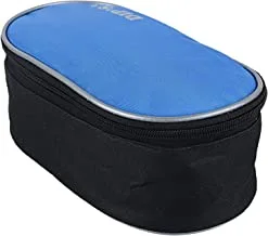 Kuber Industries Heart Home Rexene 1 Piece Lunch Box Cover (أزرق وأسود) - CTHH10276 ، قياسي