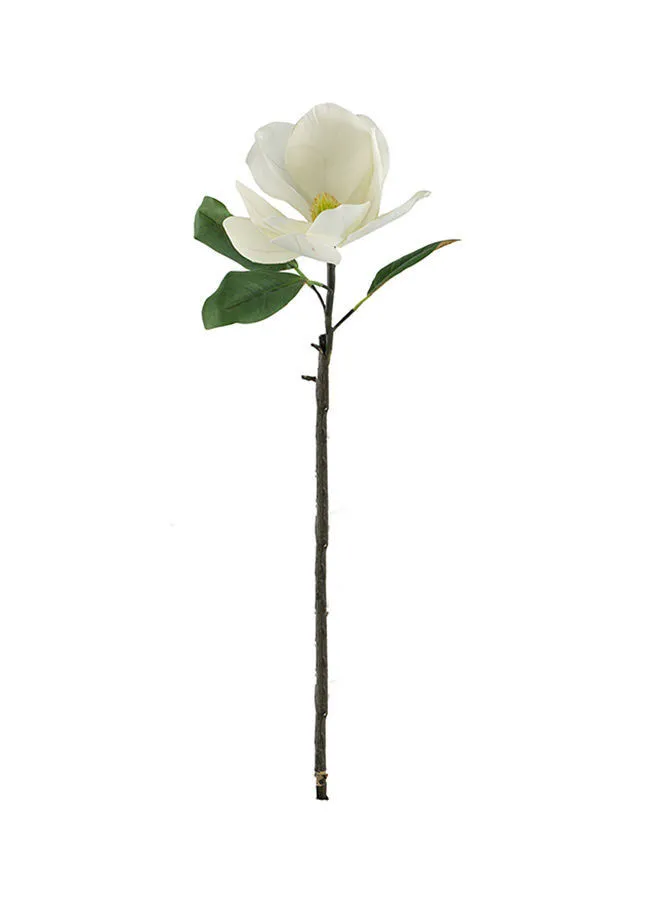ebb & flow Magnolia Stem White 30.48 X  Unique Luxury Quality Material for the Perfect Stylish Home White 30.48 X 15.24 X 76.2cm