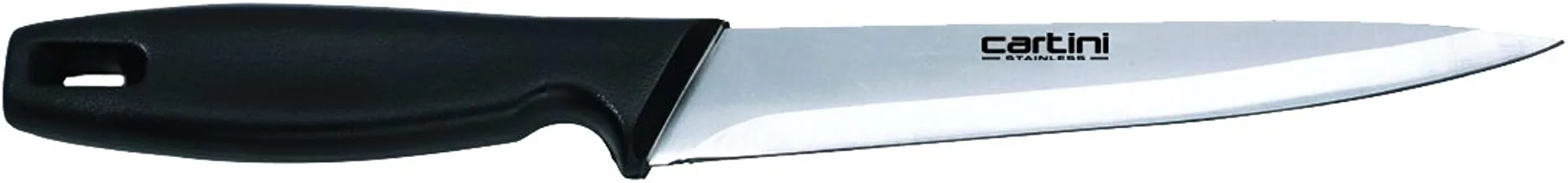 Godrej Cartini Fine Dicing Knife, Stainless Steel, 27.6cm-Black