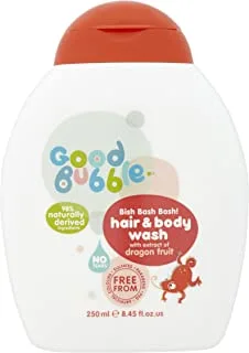 Good Bubble Hair & Body Wash with Dragon Fruit Extract 250 ml (Pack of 1)