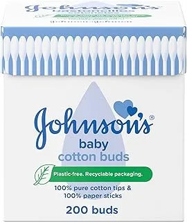 Johnson’s Baby Cotton Buds, Box Of 200 Sticks